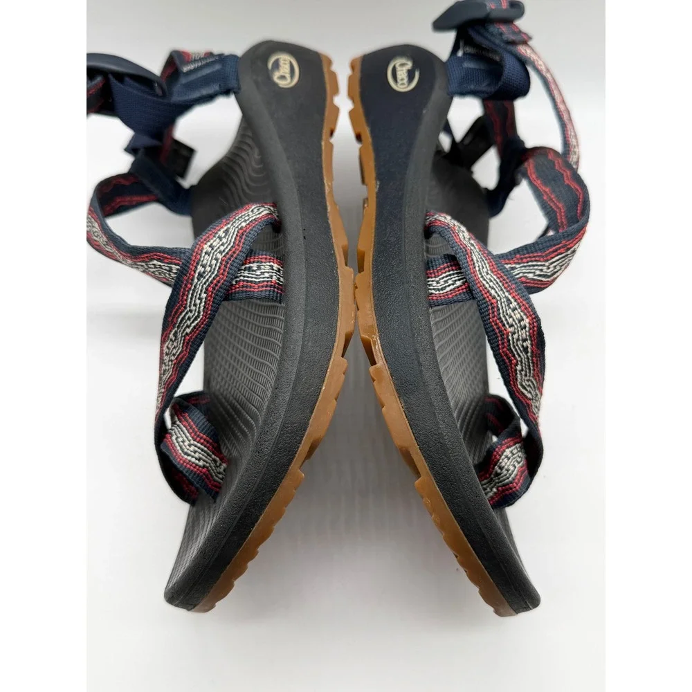 Chaco Z/Cloud 2 Sandals Mens 7 Blue Red Excellent Sport Hiking J106191